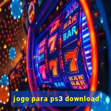 jogo para ps3 download